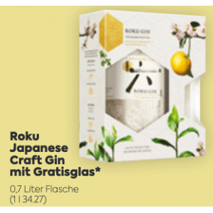 Roku Japanese Craft Gin Set um 15,99 € statt 26,53 € mit Jö Karte