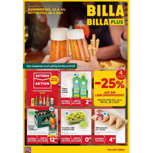 Billa / Billa Plus – Spitzenpreise zur “Neueröffnung” (22. bis 28. April)