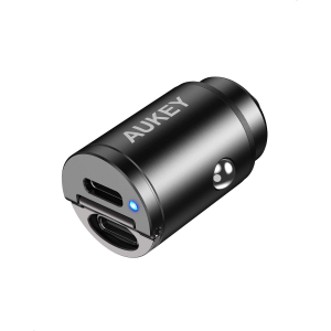 AUKEY USB C 30W Mini Dual Autoladegerät um 13,59 € statt 19,14 €