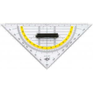 Wedo Geometrie Dreieck 16cm (abnehmbarer Griff) um 0,88 €