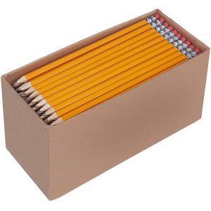 150x Amazon Basics Holzgefasste Bleistifte, HB, vorgespitzt um 11,47 €