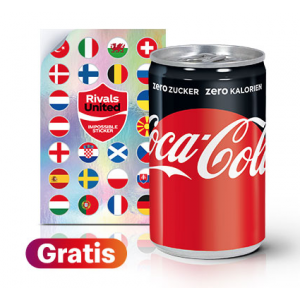 Coca-Cola Zero Mini Can & Panini Impossible Sticker kostenlos bei McD