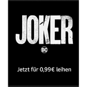 Joker in HD um nur 0,99 € statt 4,99 € leihen