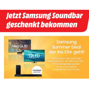 Media Markt – Samsung QLED TV kaufen + Soundbar gratis