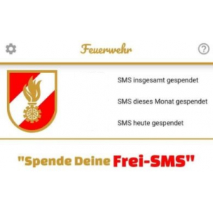 Frei-SMS Spenden und damit Feuerwehr unterstützen (bis zu 144 € / Jahr)