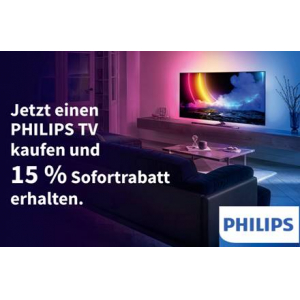 Media Markt – 15% Rabatt auf Philips TVs (bis 30.10.)