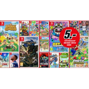 Media Markt Onlineshop – 5 € Rabatt auf Nintendo Switch Games ab 30 €