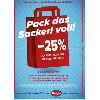 Hervis - 25% Rabatt auf alles, was in das Hervis-Sackerl passt