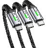 3x INIU USB-A auf USB-C Kabel (2M+2M+0,5M) um 4,98 € statt 9,99 €