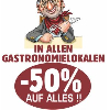 Lugner City - 50% Rabatt in allen Gastronomie Betrieben (am 05.05.)
